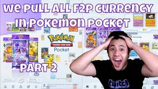 WE PULL ALL FREE TO PLAY CURRENCY IN POKEMON POCKET | PART 2 | POKEMON POCKET