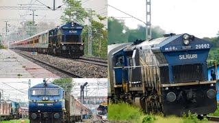 SILIGURI WDP4 20002 : 3 in 1 Compilation| Capital Express + NTSK - Bangalore Express Ranchi - KYQ