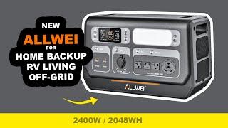 ALLWEI's most powerful solar generator