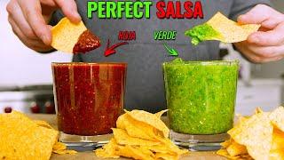 AUTHENTIC Mexican SALSA ROJA & SALSA VERDE Recipes!