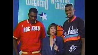 David Robinson and Hakeem Olajuwon Interviewed About Rookie Shaq