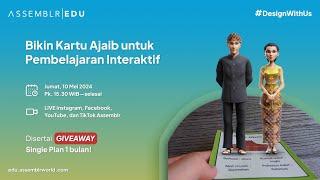 [LIVE SESSION] #DesignWithUs: Bikin Kartu Ajaib untuk Pembelajaran Interaktif