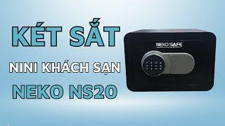 Két sắt mini giá rẻ | Két sắt khách sạn Neko safe NS20 điện tử cỡ nhỏ