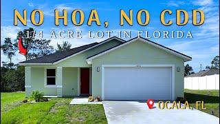 Move-In Ready Modern New Home Tour | 3 Beds, 2 Baths | NO HOA NO CDD | Ocala, Florida