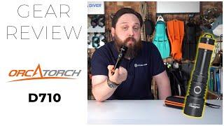 OrcaTorch D710 Dive Torch Unboxing Review #scuba #unboxing