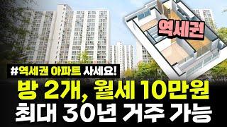 방 2개 역세권 아파트! 월세 10만원 신청! 최대 30년 거주 가능합니다! 인천지역(남동권) 국민임대주택 예비입주자 모집 공고