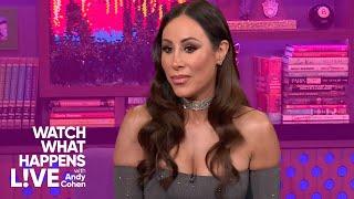 Does Angie Katsanevas Think Lisa Barlow Is a Villain? | WWHL