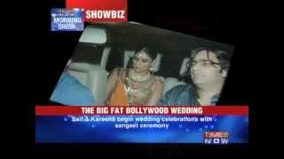 Saif-Kareena's sangeet ceremony
