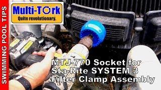 Multi-Tork MTJ-770 Filter Socket for Faster Cleaning of Sta-Rite System 3 Filters