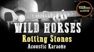 Rolling Stones - Wild Horses - Acoustic karaoke