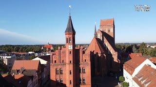 Perleberg, die Stadt in der Prignitz von oben