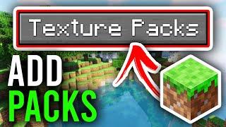 How To Install Texture Packs In Minecraft Java [2023] | Add Texture Packs To Minecraft Java