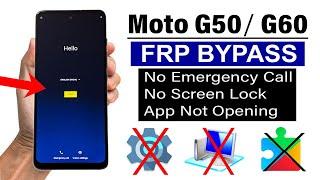 Moto G50 5G/ G60 5G : Google Account/ FRP Bypass - ANDROID 12/13 (Without Pc)