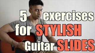 5 Exercises to make your Guitar Playing STYLISH with these SLIDES (With practice backing track)