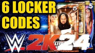 *6 LOCKER CODES* That I Input SummerSlam Weekend | WWE2k24 MyFACTION Locker Codes