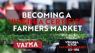 Becoming a Virginia Certified Farmers Market