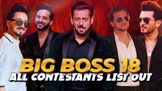 Bigg Boss 18 Contestant List Confirmed | Faisu,jannat,Fukra Insaan , Rajat Dalal , Zayn Saifi |