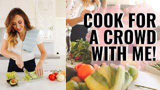 Cooking dinner for 16 people - on a budget! What I made, cooking tips, tricks, & hacks! Jordan Page