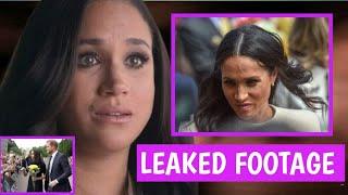 MY LIFE IS OVER! Meghan Panics As Leaked Footage Shows Meg throwing Food At Staff In Queens Funeral