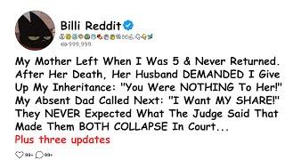 My Mother Left When I Was 5 & Never Returned.After Her Death, Her Husband DEMANDED I Give Up My.....