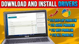 How to Install All Drivers in One Click - PC/Laptop | DriverPack Solution Install 2024Fix All Issue