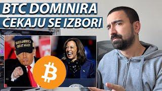 BITCOIN DOMINIRA | TRŽIŠTE NESTABILNO OKO IZBORA