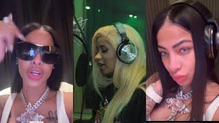 yailin se prepara en ingles para romper con cardi b en un tema