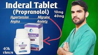 inderal tablet in urdu/ hindi |propranolol uses | uses |side effects| dosages|MOA| contraindications