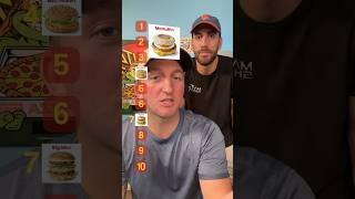 Ranking McDonalds Menu Items!! Which Goes First? #shorts #menu #food #fastfood #mcdonalds #burger