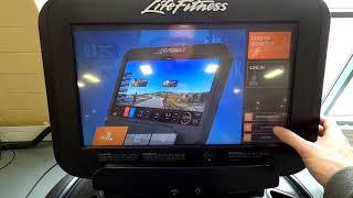 Accessing System Settings Life Fitness Discover Touch Console SE3 SE3HD