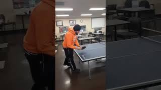 HEB Freezer Warehouse, Ping-Pong Practice At Work