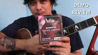 Sound Demo of Rixton Acoustic Guitar Strings (Premium RX AD10)