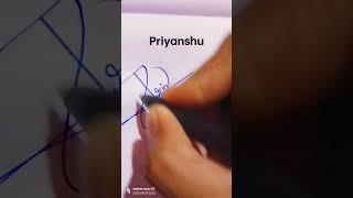 #Priyanshu # #signature #shorts