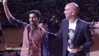 Indian Artist Vilas Nayak Rocks NBA Game in USA