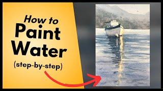 How to Paint Water in Watercolor - A Step-by-Step Tutorial - Matthew White