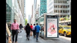 Clinique campaign featured across our NYC and Chicago digital inventory | JCDecaux NA