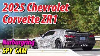 SPY VIDEO: 2025 Chevrolet Corvette ZR1 (ENGINE/TRACK SOUNDS, NO TALKING)