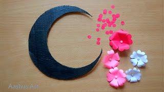 Paper Craft For Home Decoration | Wall Hanging Ideas | Paper Flower Wall Hanging | Paper Craft.