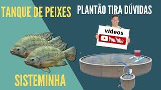 Criação de Peixes no Sisteminha - Plantão Tira Dúvidas