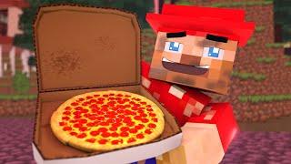 The minecraft life of Steve and Alex | Pizza | Minecraft animation