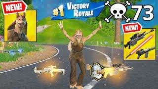 73 Elimination JAR JAR BINKS Solo vs Squad Zero Build Gameplay WINS (Fortnite Season 3)