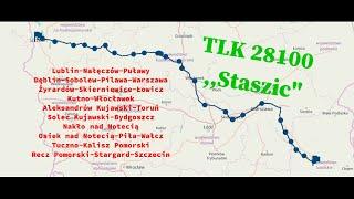 Lublin Główny-Szczecin Główny I TLK 28100 ,,Staszic" I EU160-003/SU 4210-009 I 19.07.2022