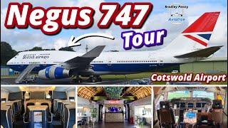 Negus 747 - British Airways Negus 747 Full Experience & Cotswold Airport Aircraft Scrapyard Tour 4K