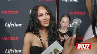 Megan Good talks versatility at the Terry McMillan Presents: Forever Premiere | BUZZ CLIPS
