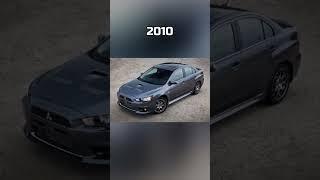 The Evolution of Mitsubishi Lancer (1973 To 2022) #shorts