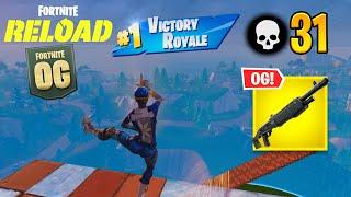 Fortnite Reload | High Kill Solo vs Squads Ranked Gameplay (Keyboard & Mouse)