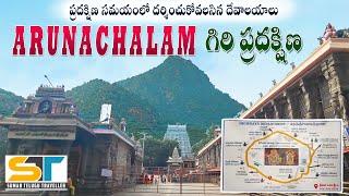 Arunachalam Giri Pradakshina Full Detailed Video In Telugu | Suman Telugu Traveller