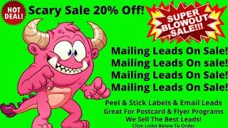 Prime Mailing Leads & Email Leads On Sale Now