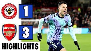 Brentford Vs. Arsenal 1-3 | EXTENDED HIGHLIGHTS | Premier League 24-25 | Arsenal  Vs Brentford