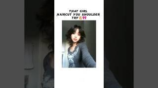 “that” girl haircut U shoulder tryyy‍️#shorts #haircut #foryou